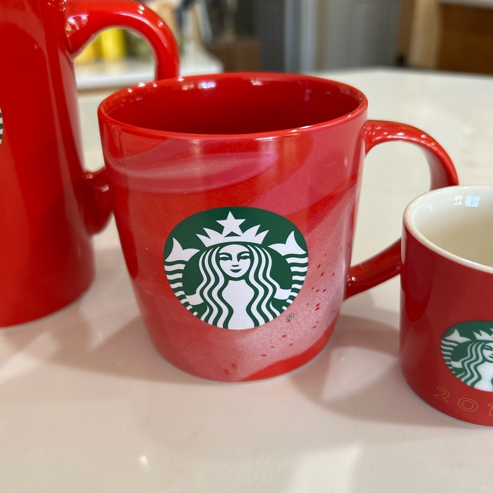 Starbucks Red Mug Collection - Picture 4 of 9